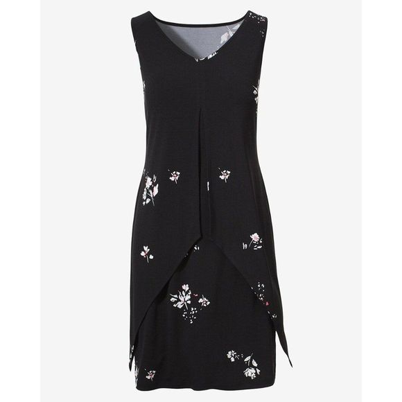Chico's Dresses & Skirts - Size 0 CHICOS Petal of Plenty Vera Layered Knee Dress 570288274